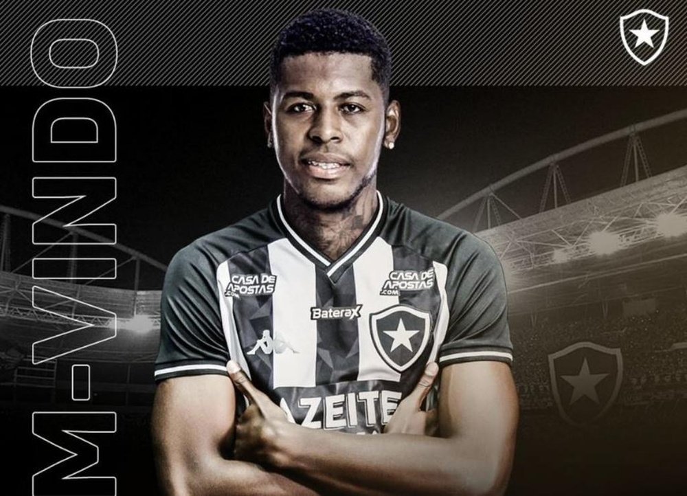 Botafogo contrata Gabriel Cortez. Twitter/Botafogo