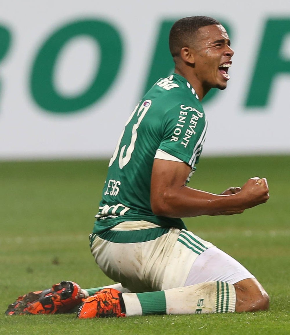 New Man City signing Gabriel Jesus. Palmeiras