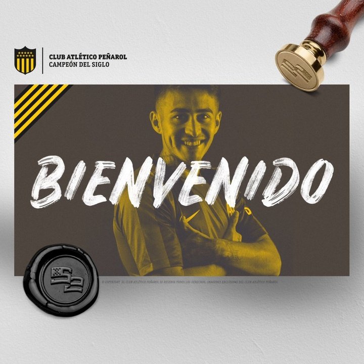 Peñarol oficializó la llegada de Rojas