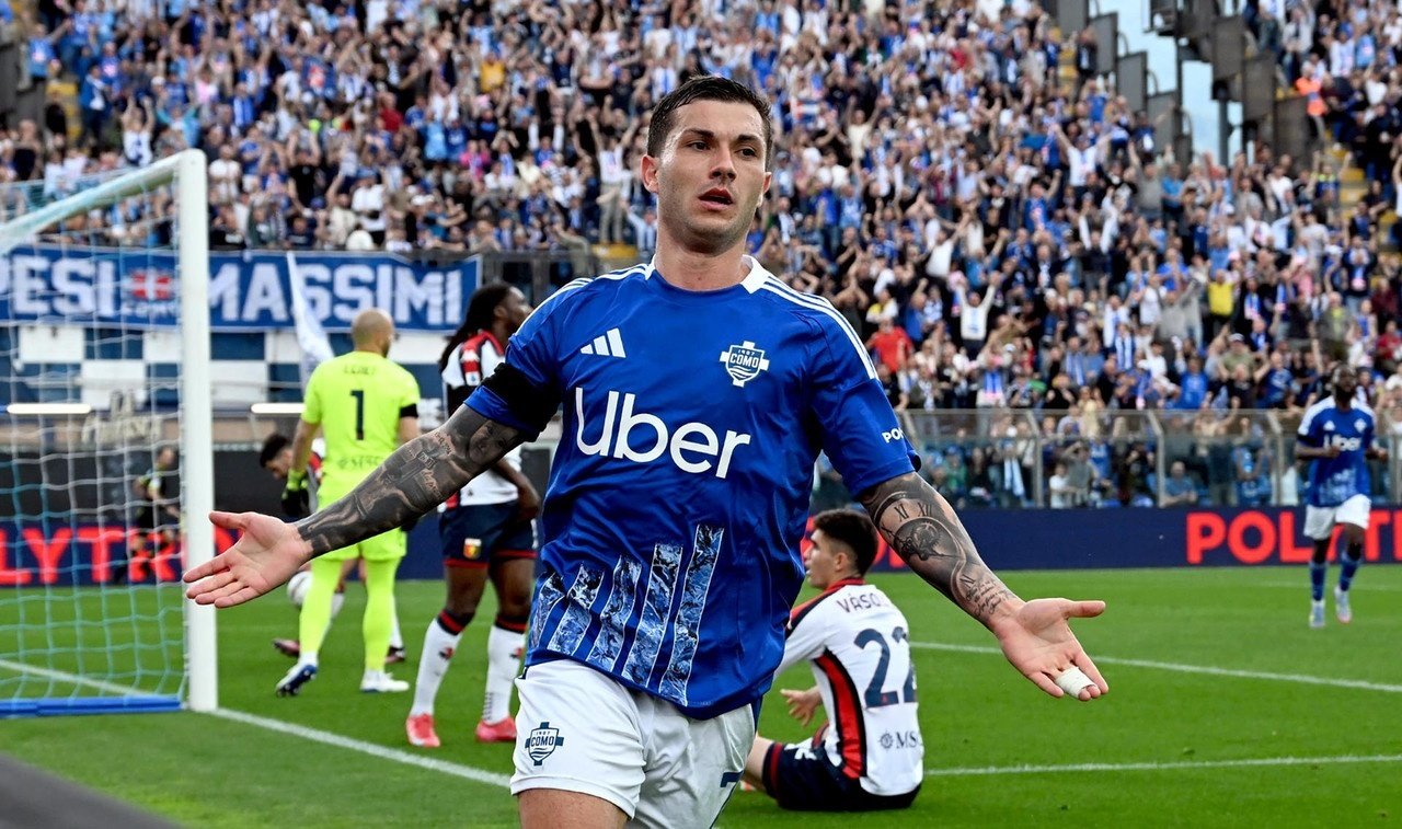 El Como certificó su salvación en la Serie A gracias a la victoria ante el Genoa, que consiguió con un solitario gol del brasileño Gabriel Strefezza.