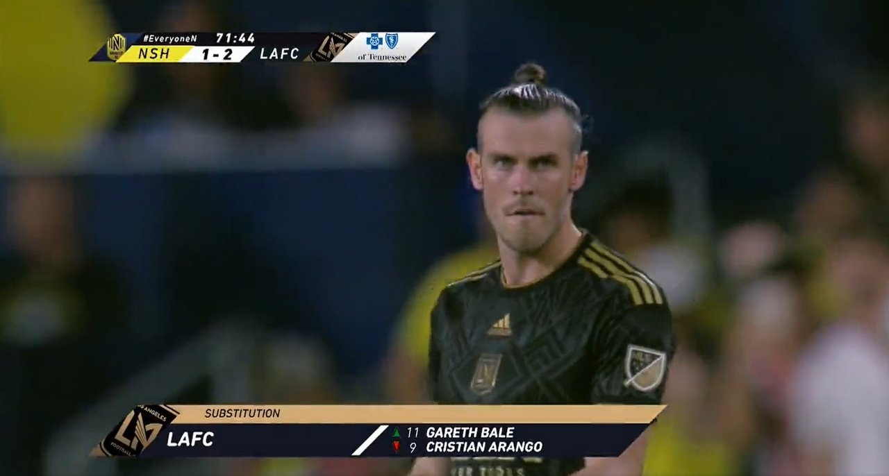 Bale debutó con Los Angeles FC. Twitter/MLSes