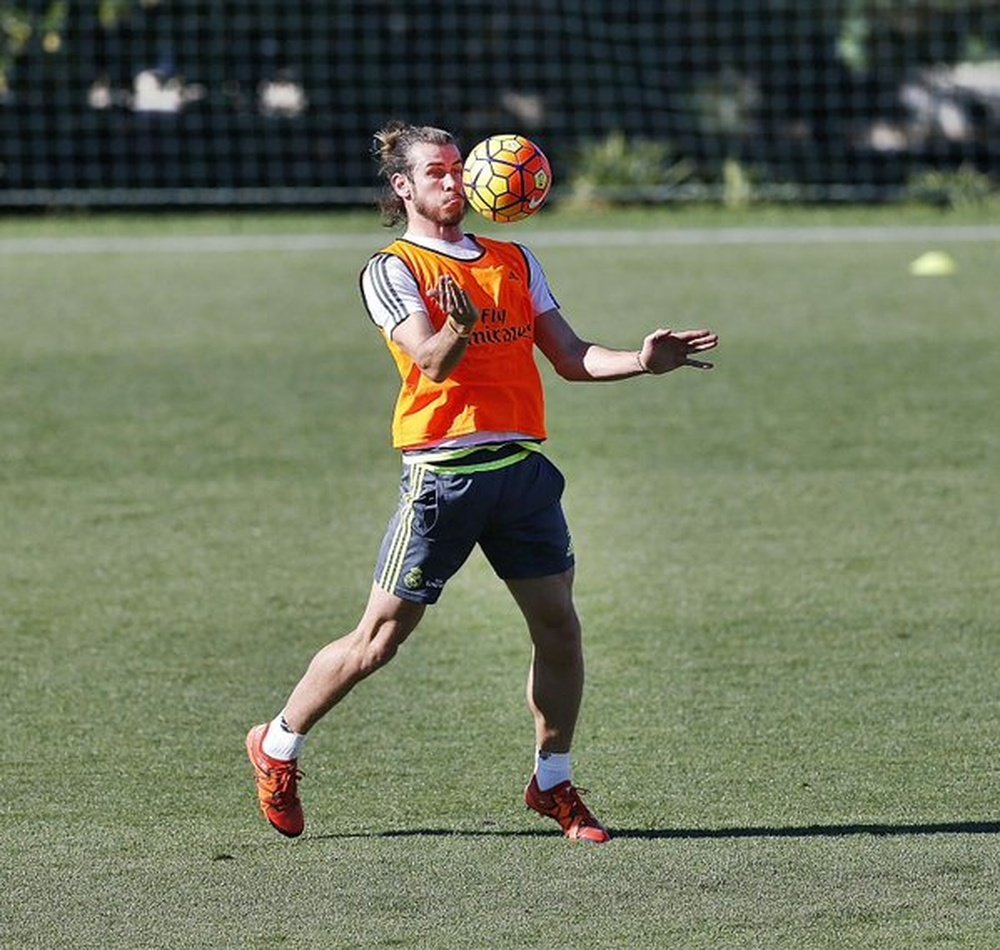 Gareth Bale, en un entrenamiento del Real Madrid. GarethBale