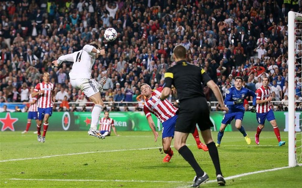 Gareth Bale no dio pistas de cómo jugará el Madrid en Milán. EFE