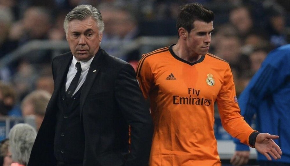 Bale a participé à son premier entraînement sous les ordres d'Ancelotti. EFE