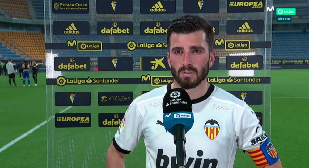 Gayà dio explicaciones. Captura/MovistarLaLiga