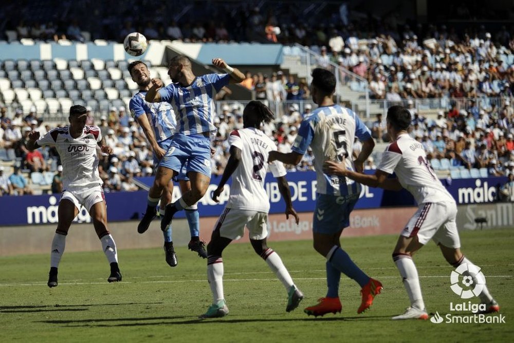 El Málaga perdió contra el Albacete. LaLiga