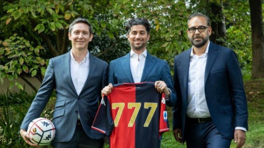 Genoa, el club más antiguo de Italia fue adquirido el pasado mes de septiembre por el fondo inversor estadounidense 777 Partners. EFE/Imagen cedida por 777 PARTNERS