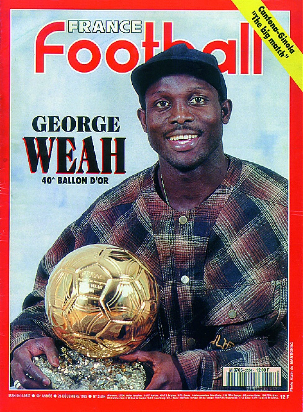 George Weah: o primeiro africano a ser melhor do mundo brilhou no Milan -  Calciopédia