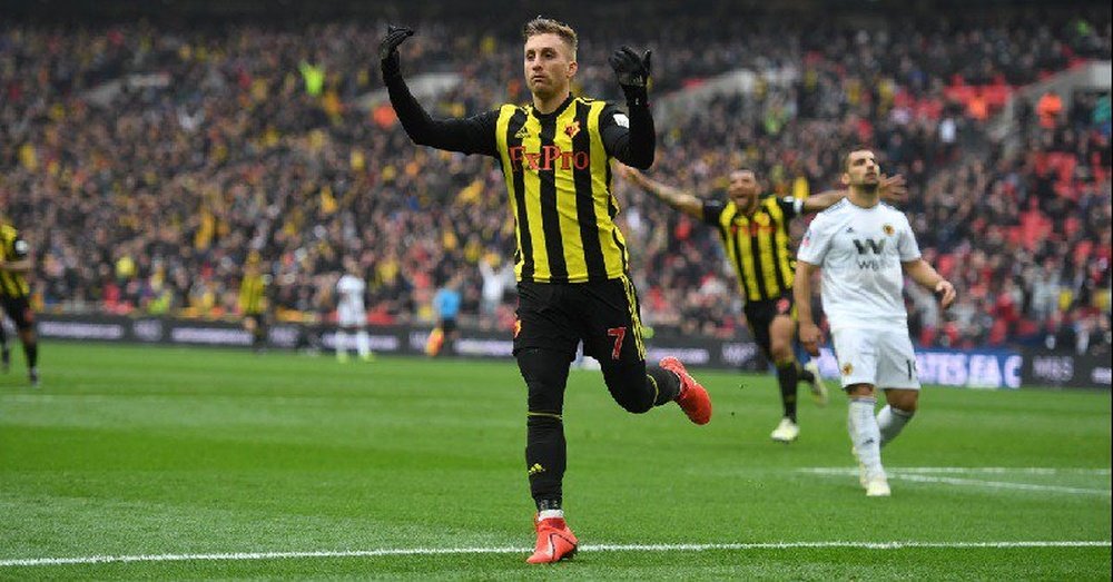 Naple aime Deulofeu. Twitter/WatfordFC