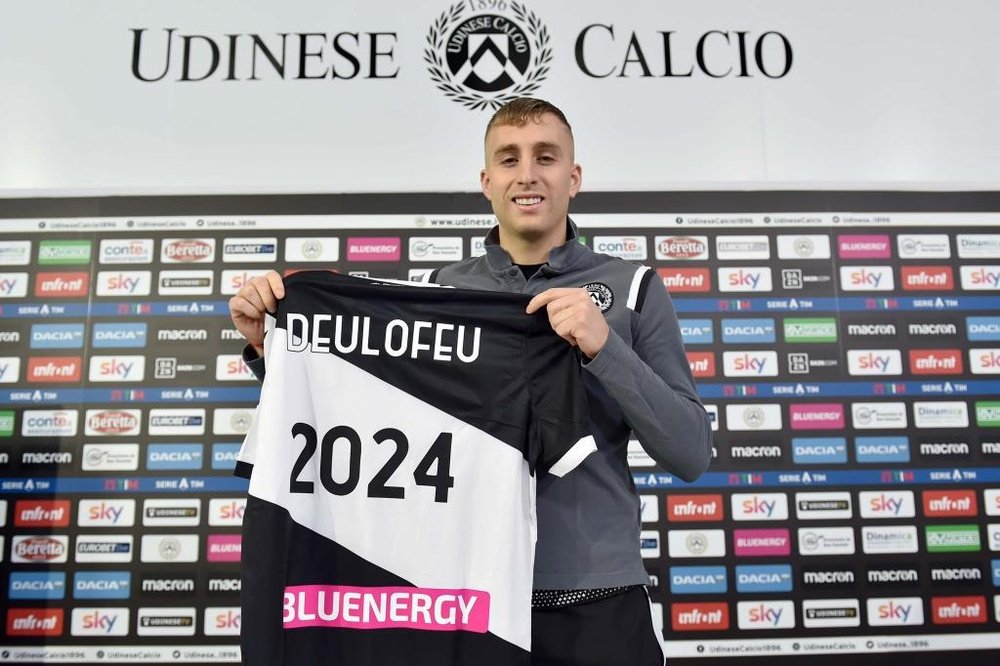 Deulofeu, en un buen momento de forma. Twitter/Udinese_1896