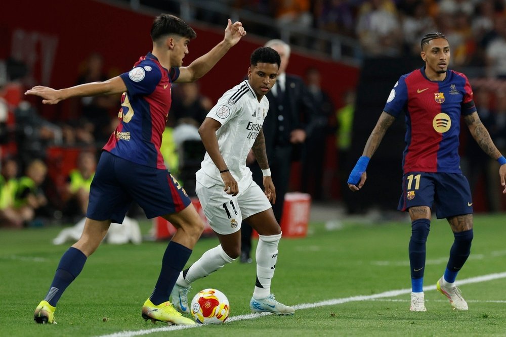Rodrygo deve estar disponível para o 'El Clásico'. EFE