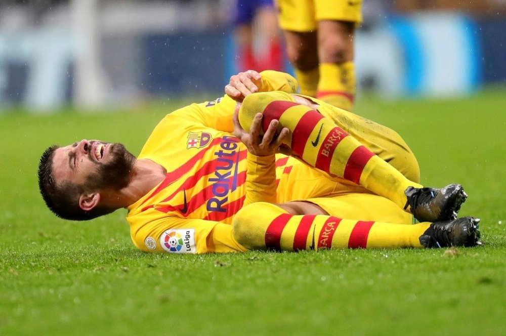 La lesión de Piqué... ¿queda en un susto? Juanjo Martín/EFE
