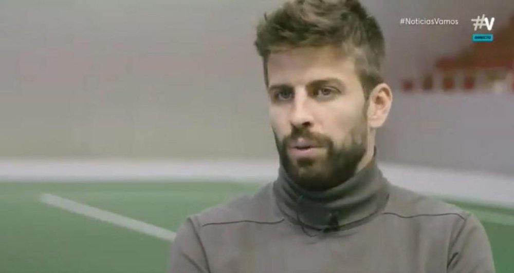 Piqué teria jogado o clássico no dia 26. Captura/Vamos