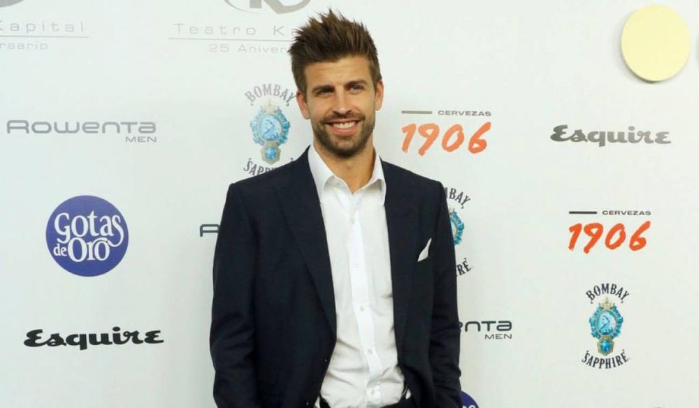 Pique made comments on Neymar and Messi after receiving a prize. EFE