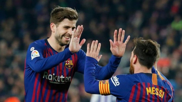 Pique advises Barca on Messi