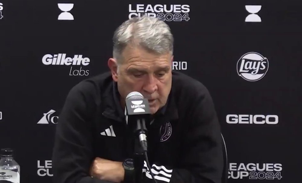 El Tata Martino habló en rueda de prensa. Captura/InterMiami
