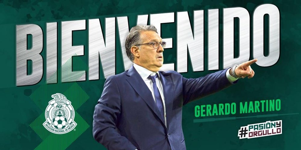 Martino nommé sélectionneur. Twitter/Miseleccionmx