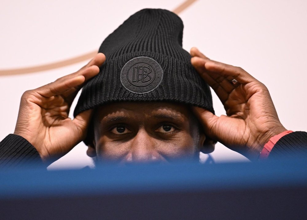 Rudiger in conferenza stampa. EFE