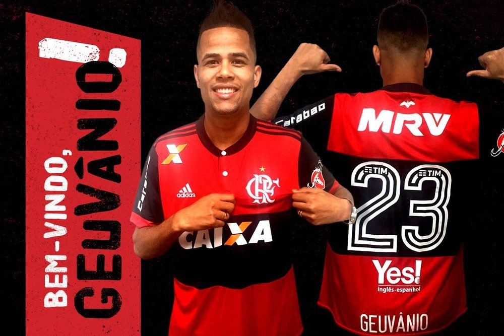 Geuvânio militará en Flamengo. Flamengo