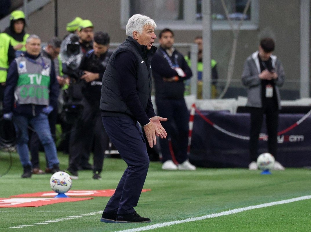 Gasperini, cerca de la Roma. EFE/RobertoBregani