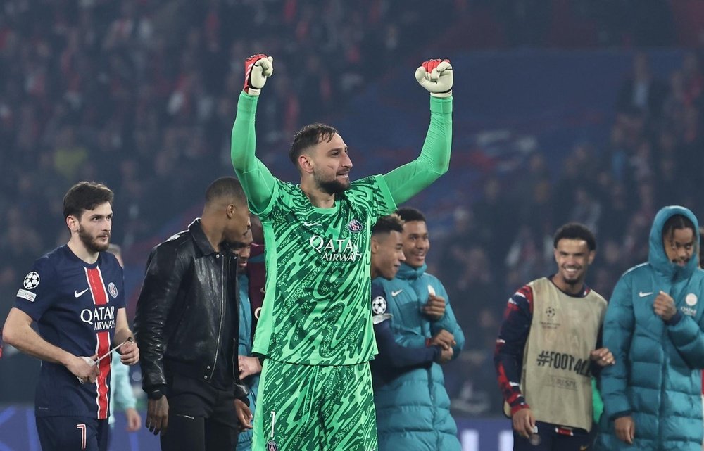 Pause dans les négociations PSG-Donnarumma.EFE/Christophe Petit Tesson