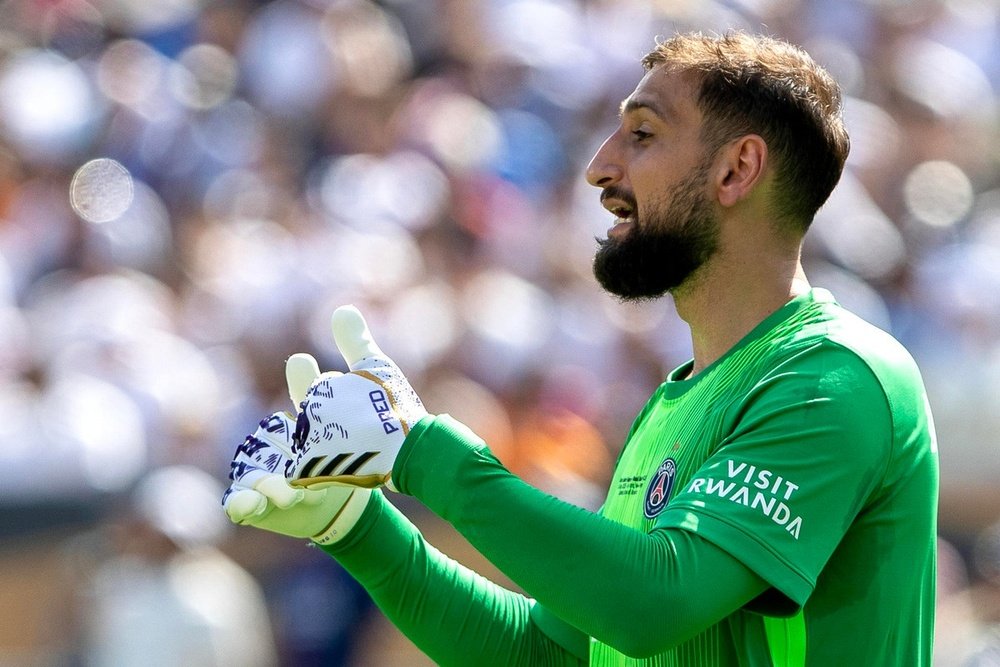 Donnarumma ready for Chevalier challenge. EFE/Angel Colmenares