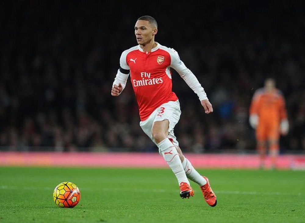 Kieran Gibbs has struggled to break into the starting XI at Arsenal. Twitter