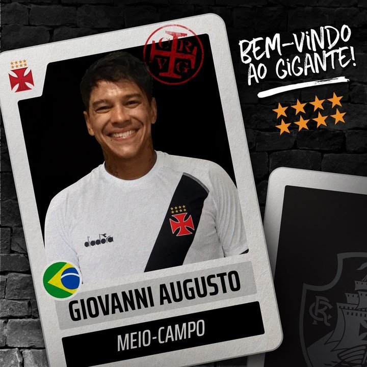 Giovanni Augusto, nuevo jugador de Vasco da Gama