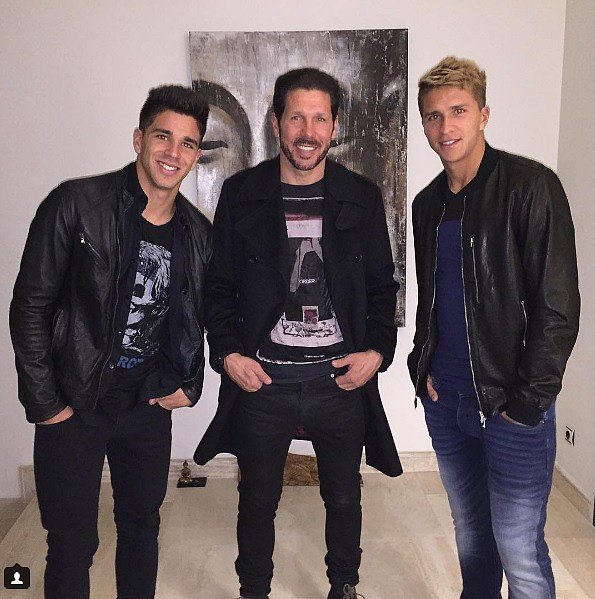 Le fils de Simeone serait enchanté que son père soit son entraîneur. SimeoneGiovanni