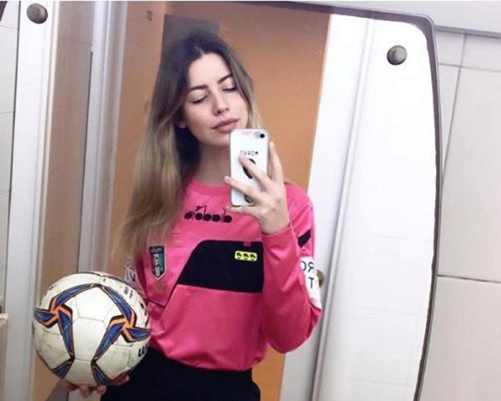 Giulia Nicastro was abused after giving a red card. Instagram/Nicastro.giulia