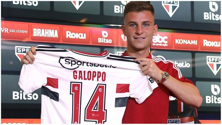 Giuliano Galoppo es presentado como nuevo jugador de Sao Paulo. SaoPaulo