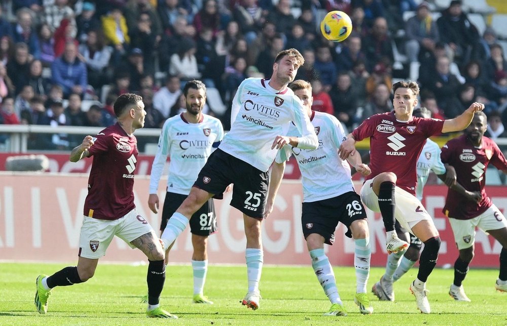 Jérôme Boateng a réussi ses débuts avec la Salernitana. EFE