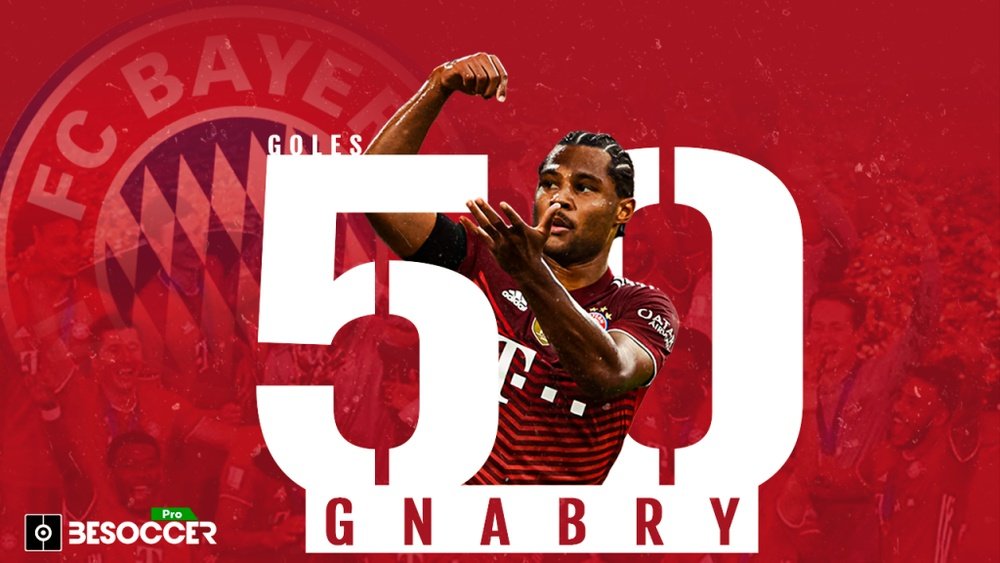 Gnabry,  el talismán del Bayern, a un gol de los 50