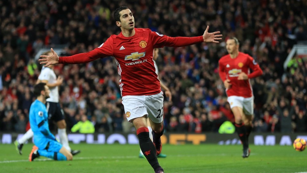 Henrik Mkhitaryan scored the only goal in a 1-0 victory over Spurs. Goal