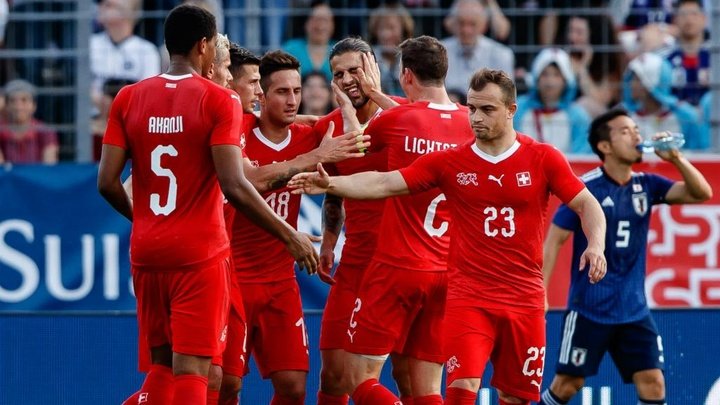 Suíça vence Japão em último teste antes da Copa do Mundo