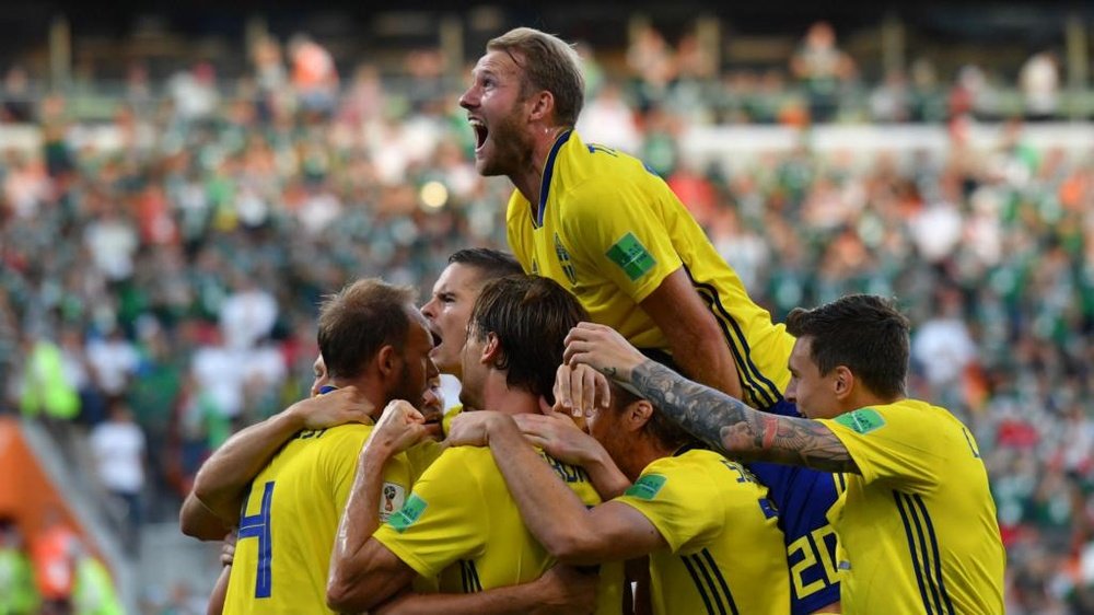 Suécia atropela México e se classifica em primeira do grupo. Goal
