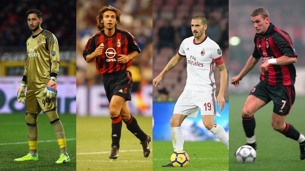 Not many current AC Milan players could have played alongside Gattuso and Pirlo. AFP
