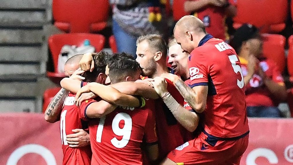 Adelaide United netted five in the win. GOAL