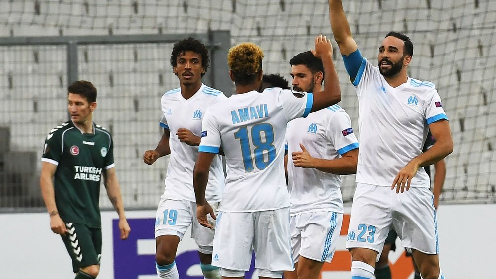 Adil Rami, Marseille-Konyaspor, Europa League. GOAL