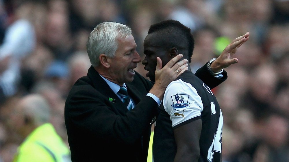 Alan Pardew and Cheick Tiote