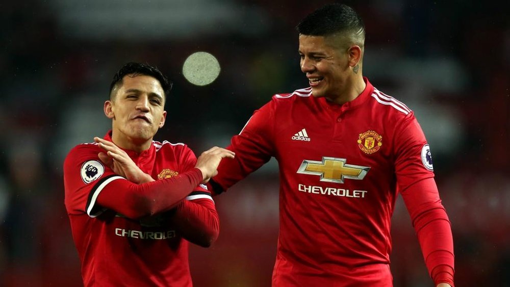 Rojo is relieved to be playing on the same team as new Manchester United star Alexis Sanchez. GOAL
