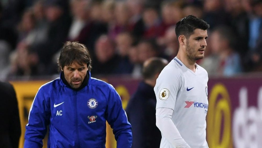 Morata apologised for his angry reaction to being substituted. GOAL