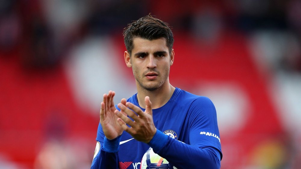 Morata is revelling in the responsibility of being Chelsea's main man. GOAL