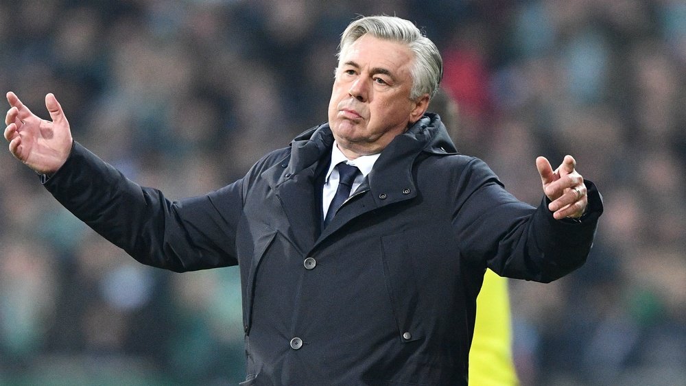 Ancelotti looking like this. Goal