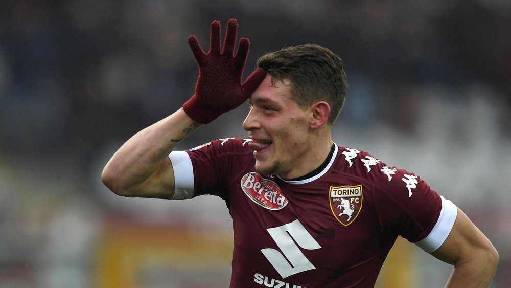 Torino's Andrea Belotti scored a brace on Sunday. Goal