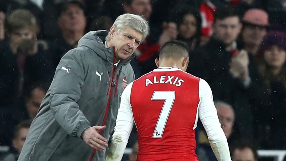Arsene Wenger et Alexis Sanchez, Arsenal. GOAL