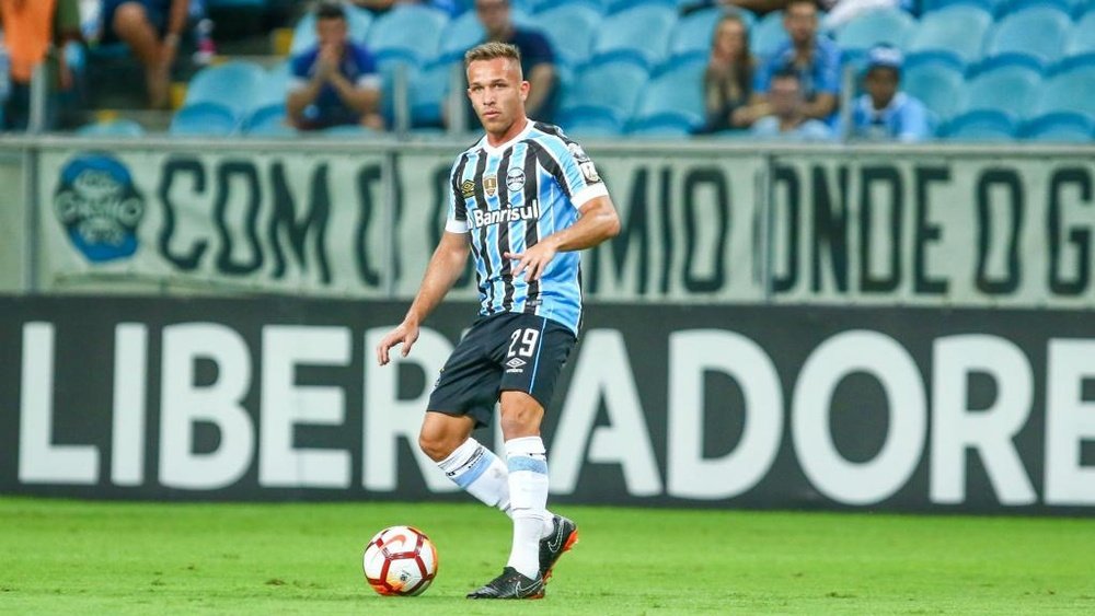 Arthur is set to move from Gremio to Barcelona in summer. GOAL