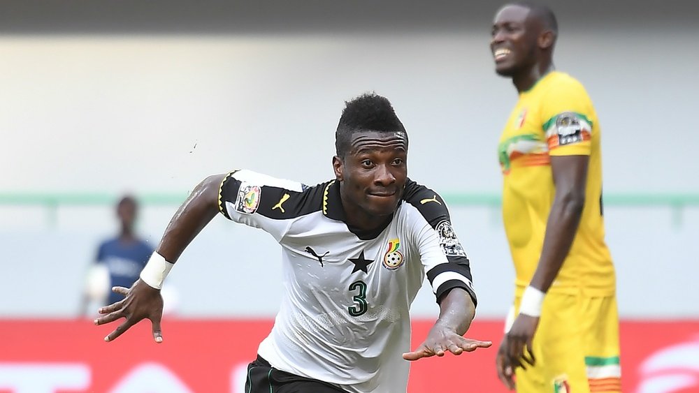 Ghana star Asamoah Gyan. Goal