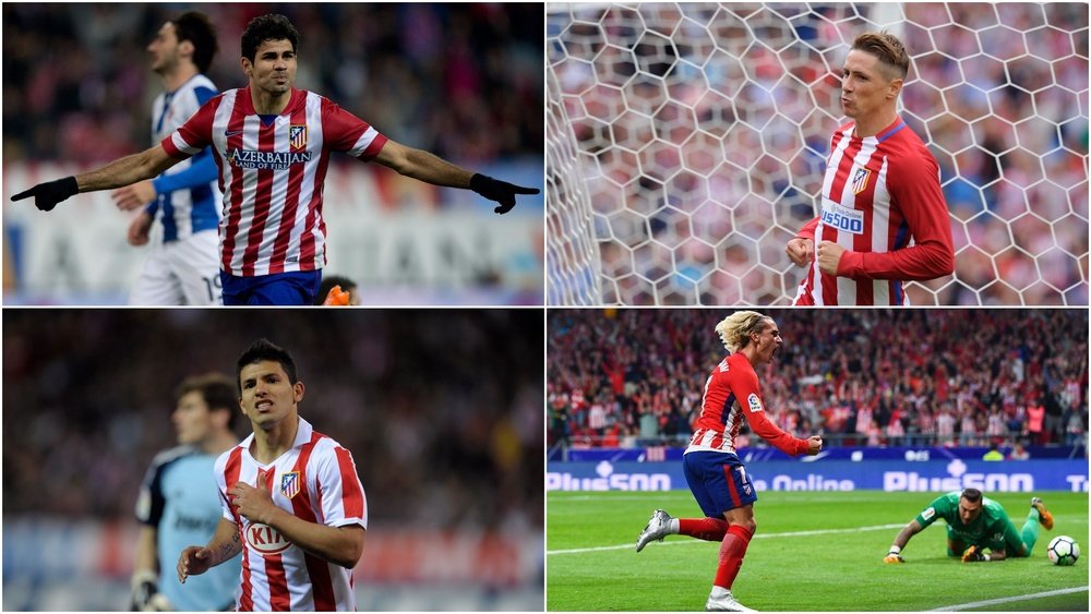 Atletico Madrid have a history of fine forwards. GOAL