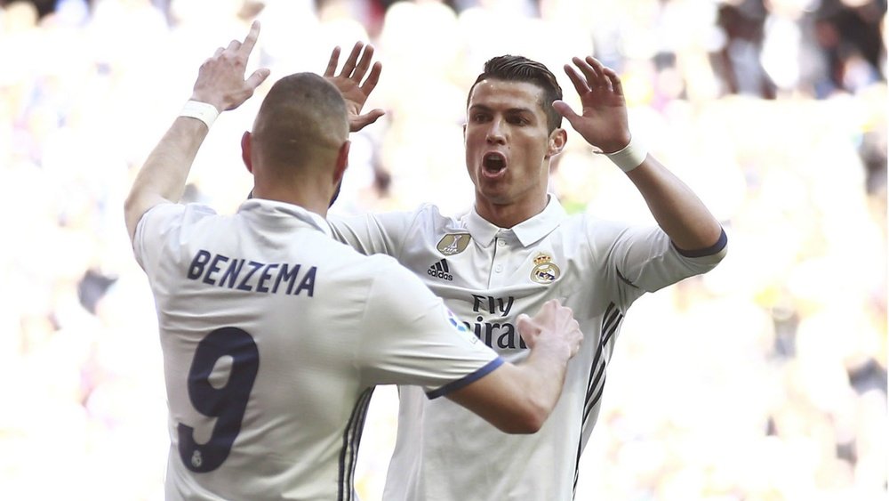 Benzema and Ronaldo. GOAL